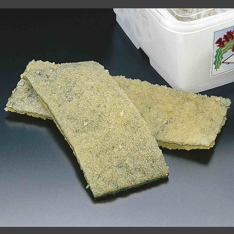 塩水漬子持昆布７㎝カット 卵厚12-15mm 1kg X1パック 業務用 厚く均質で色良い子持ち昆布 数の子 おせち