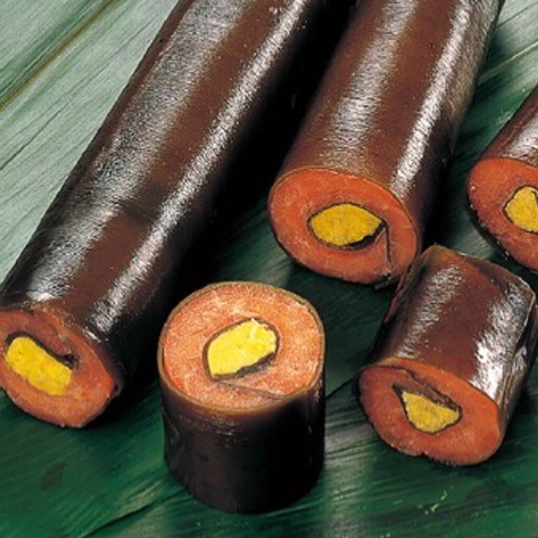 サーモン龍皮巻 3本 360g X1パック サーモンを龍皮昆布で巻いたおせち定番 りゅうひまき