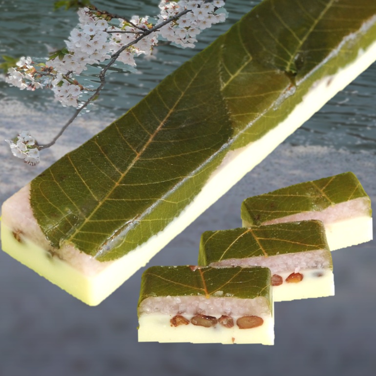桜もちーず 400g X1本【2本以上でお願いします】前菜 八寸 甘味 切り出し 桜餅 春季限定品