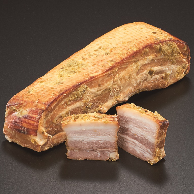 豚肉の柚子胡椒焼き 約200g X1個【3個以上でお願いします】 豚バラ肉 おせち材料 業務用 仕入れ