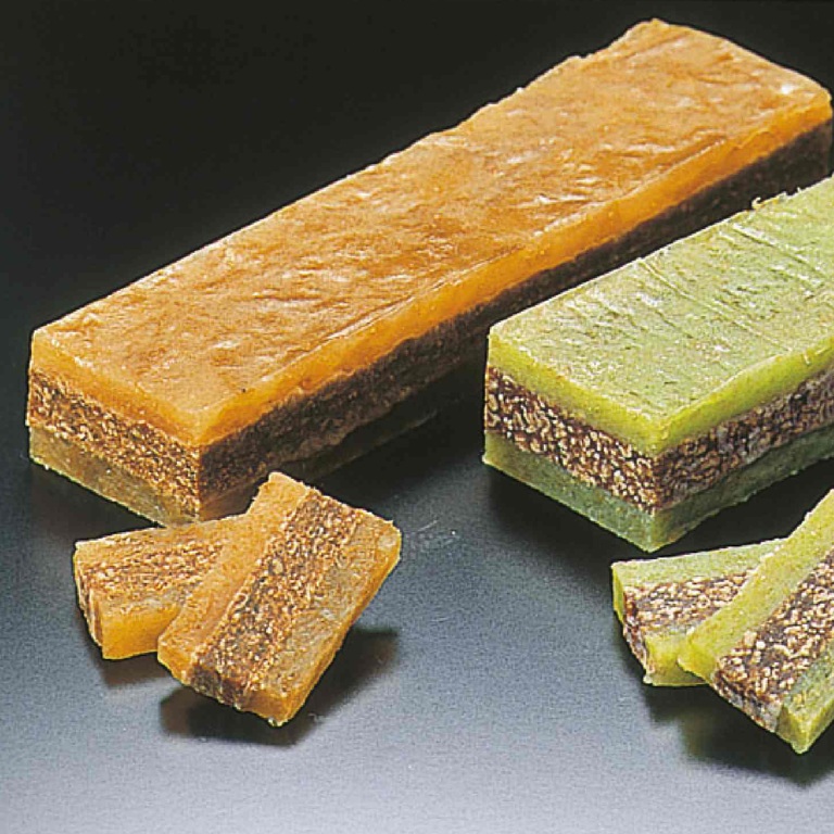 ゆず柿サンド 220ｇ Ｘ1本 柚子皮蜜漬けと干柿のお茶菓子 おせち 前菜 八寸 あしらい