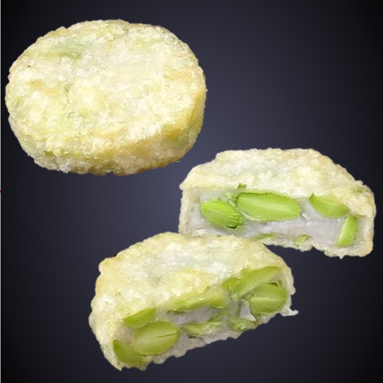 枝豆とれんこんのすり身寄せ 50個 1kg X1袋【2袋以上でお願いします】揚げ物 焼き物