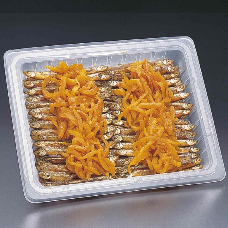 わかさぎ柚子煮 100尾 約600ｇ ｘ1ボール 公魚 ゆず味 おせち 業務用 仕入れ