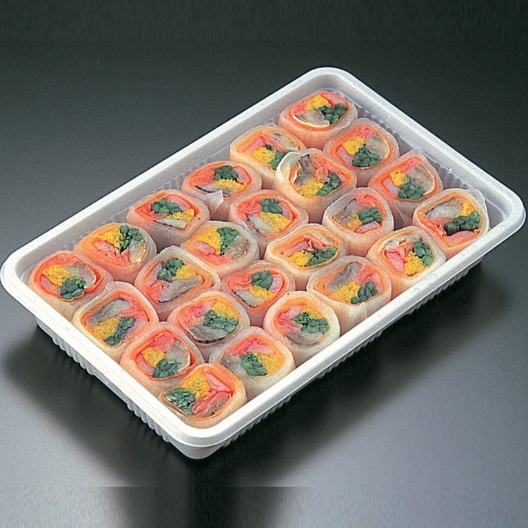 華きぬた［カット済］25個 550ｇ Ｘ1パック 前菜 おせち 酢の物 砧巻 業務用 仕入れ