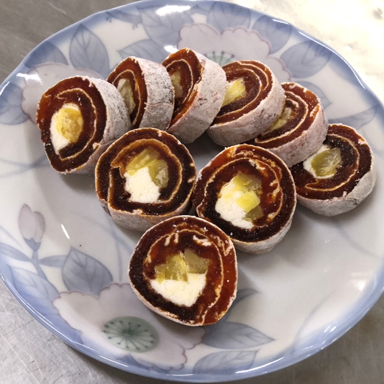 大人の味 月光柿 190ｇ ｘ1本【2本以上でお願いします】干柿 栗甘露 ウイスキー ホワイトチョコ