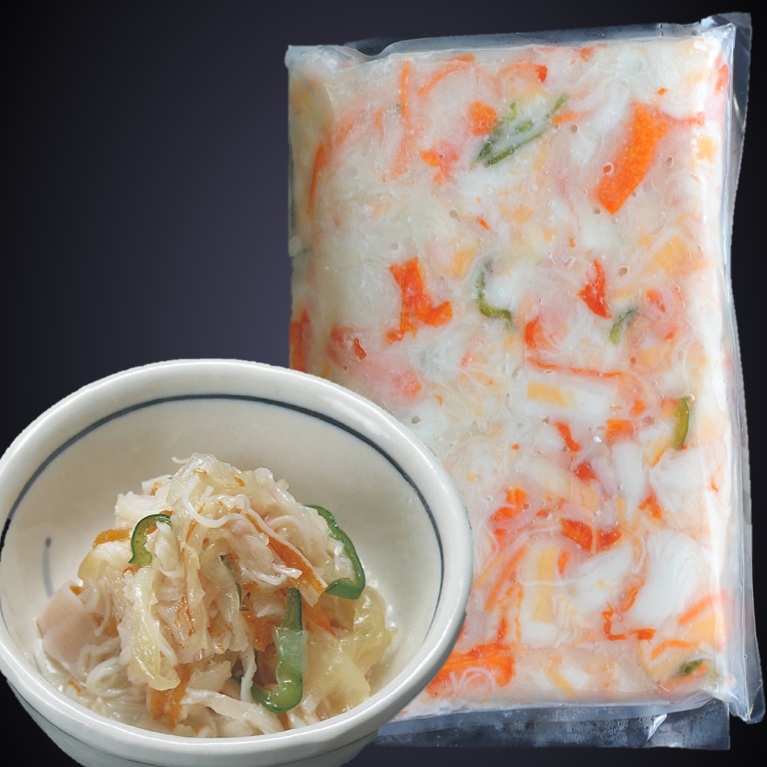 オーシャンマリネ 1kg X1袋 かに風味蒲鉾と野菜のマリネ 小鉢 酢の物 弁当