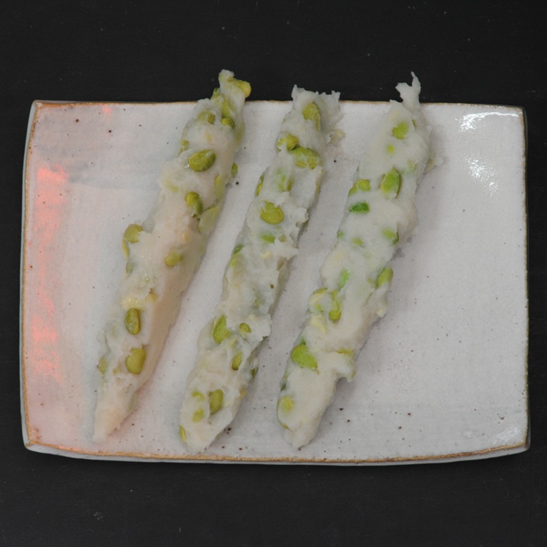 〈石臼＆手作り〉枝豆のにぎり天ぷら（天婦羅）115ｇX50本