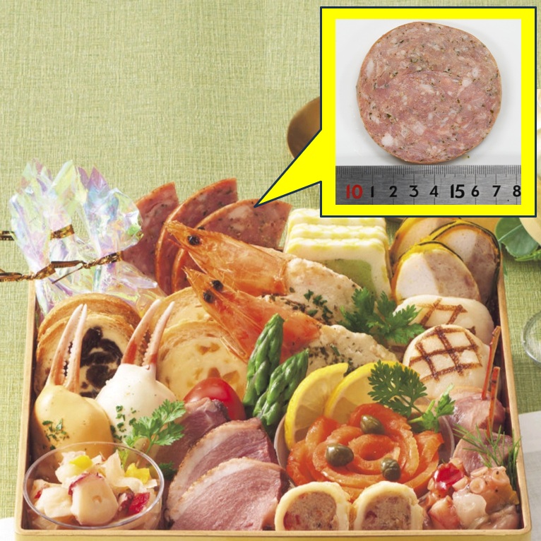 ボロニアソーセージスライス 500g 約16枚 X1袋【2袋以上でお願いします】オードブル 洋風おせち