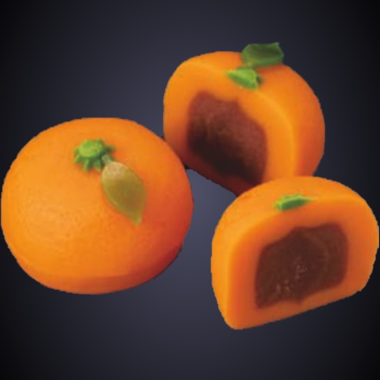 上生菓子 みかん 6個 240g X1パック【4パック以上でお願いします】和菓子 祝儀 お茶菓子