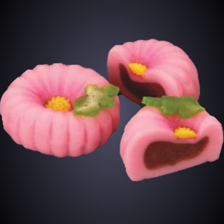 上生菓子 菊 6個 240g X1パック【4パック以上でお願いします】和菓子 祝儀 お茶菓子