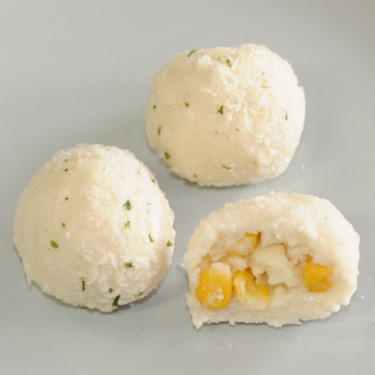 グラタンボール 50個 1kg X1袋 トウモロコシ 玉ねぎ 揚げ物
