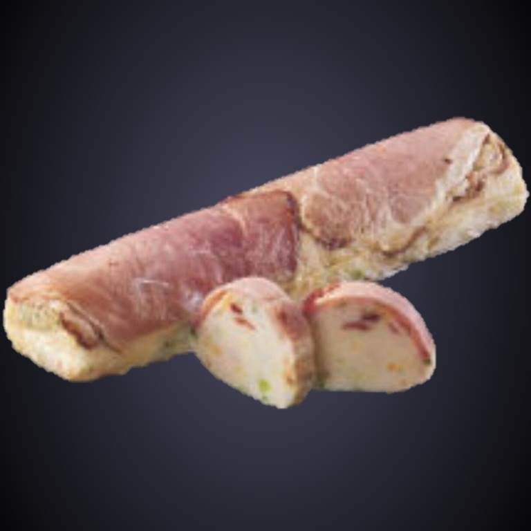 焼豚テリーヌ 約450ｇ ｘ1本 鹿児島産豚使用 ホワイトソース オードブル おせち