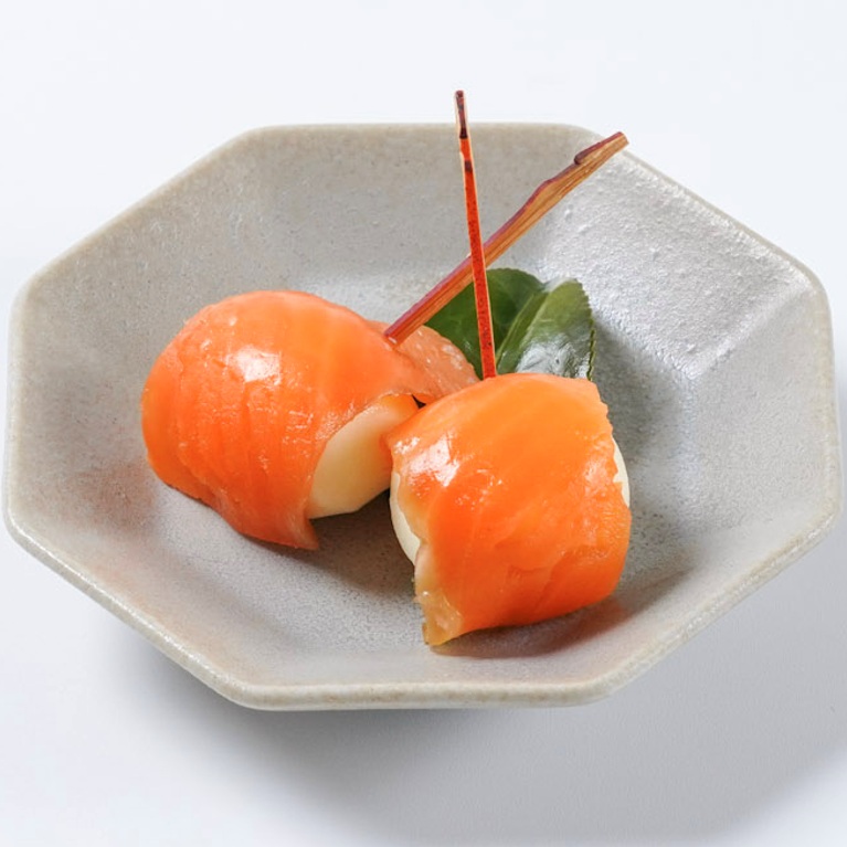 サーモンかんざし 24個 X1ボール サーモンチーズ串 おせち 前菜八寸