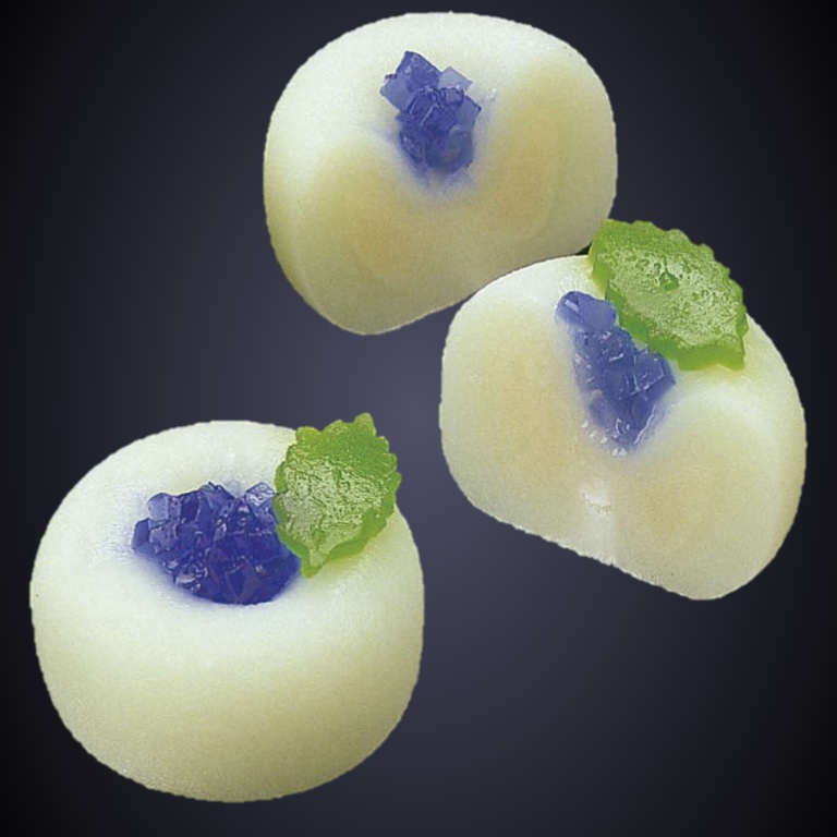 花餅あじさい 15個 270g X1パック【3パック以上でお願いします】業務用 仕入れ 初夏 和菓子