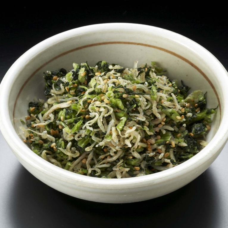 野沢菜ちりめん 1kg X1袋 ふりかけ おむすび お茶漬け サラダのトッピング パスタの具