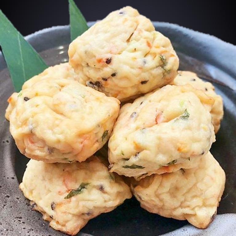 飛龍頭 国産三つ葉 50個 900ｇ Ｘ1袋【2袋以上でお願いします】解凍盛り付けのみ