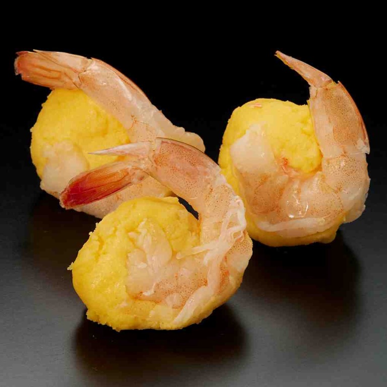 えび帆掛け 28個 336ｇ Ｘ1ボール 海老と黄身寿司 お祝い事に おせち 前菜 八寸