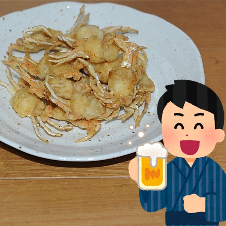 ビールが旨い 小さなカニの唐揚げ 500ｇ Ｘ1ボール【2ボール以上でお願いします】クリスピークラブ ガザミガニ 蟹 スピードメニュー おつまみ 酒肴 エスニック