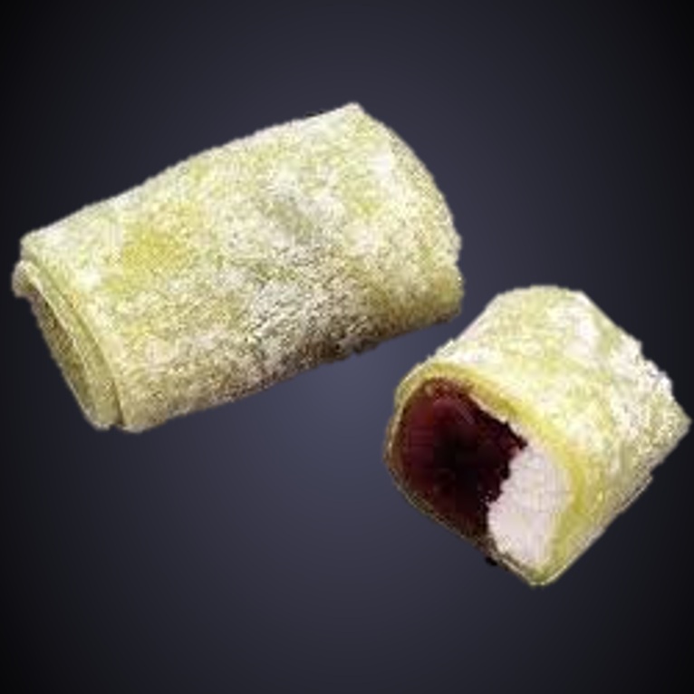 ぎゅうひミニ(抹茶) 48個 X1パック 和菓子 デザート 前菜八寸 法事 仏事