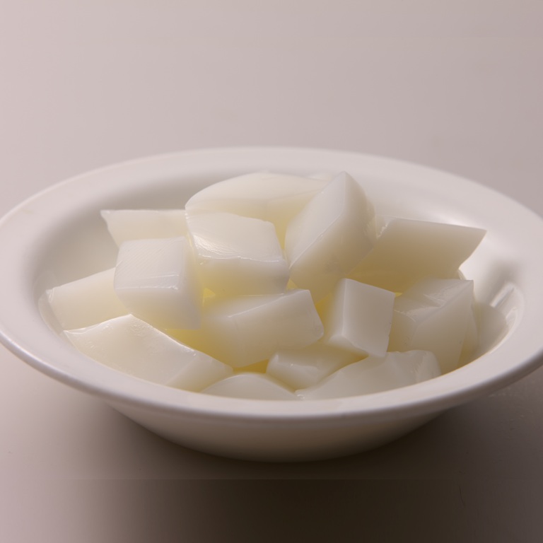 杏仁豆腐シラップ漬け 固形1kg（総量1.5㎏）X1袋【3袋以上でお願いします】天狗杏仁とうふ デザート