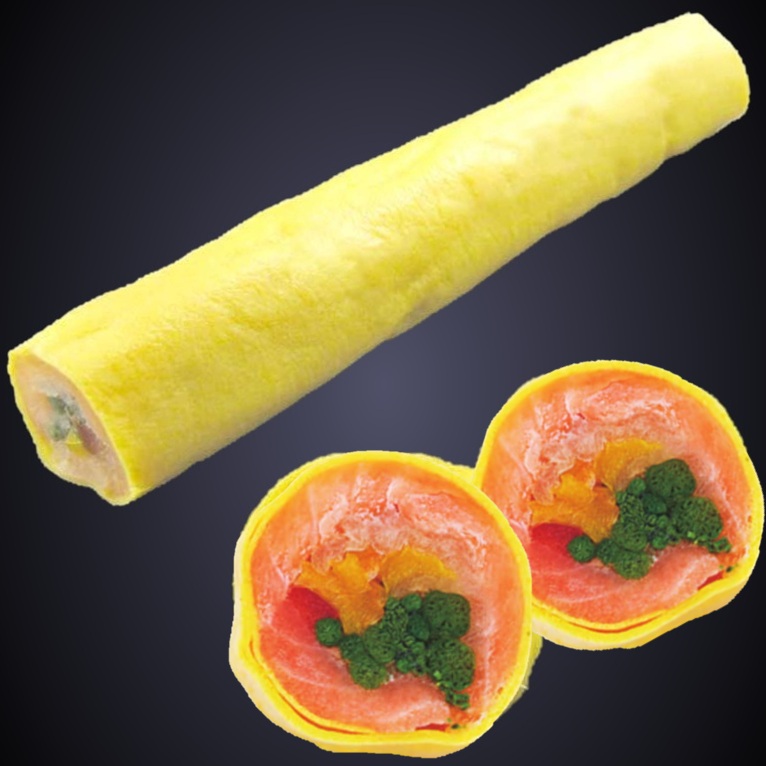 サーモンマリネ錦糸巻 4本 650ｇ Ｘ1袋 前菜 おせち 酢の物 業務用 仕入れ