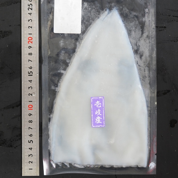 壱岐産 剣先イカフィレ 生食可 100-150ｇ X10枚 新鮮 風味抜群 スピード加工 ケンサキイカフィレ