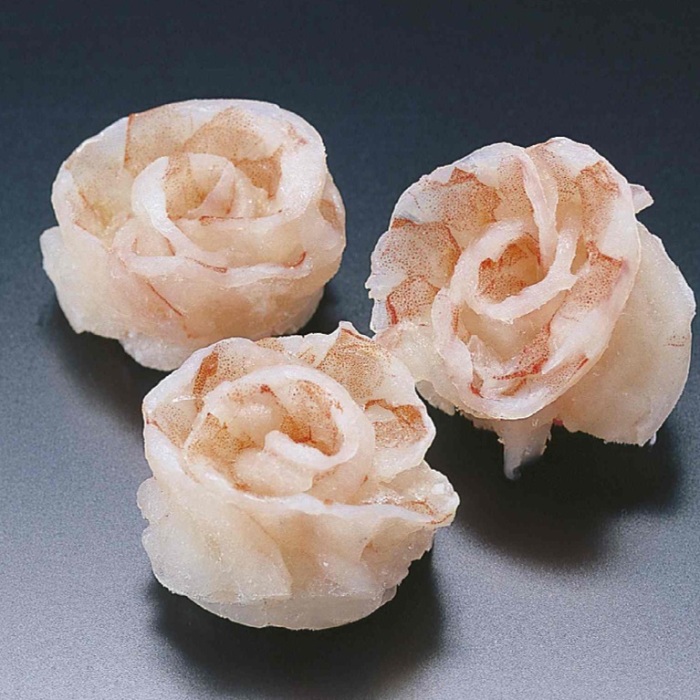 えび華造り 10個 X1ボール【2ボール以上でお願いします】刺身 前菜八寸 おせち バナメイ海老