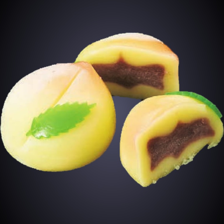 上生菓子 桃 6個 240g X1パック【4パック以上でお願いします】和菓子 祝儀 お茶菓子
