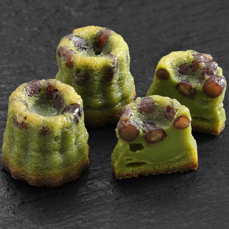 北海道ミルクカヌレ小豆抹茶 15個 X1ボール デザート バイキング フランス 洋菓子