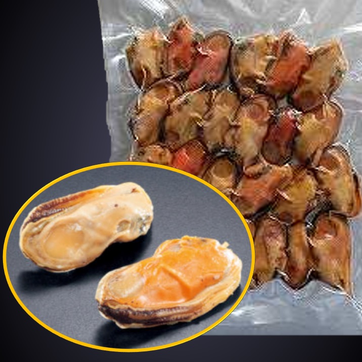 パーナ貝燻製 300ｇ X1袋 香り良く鮮やかな色 大型のムール貝の仲間